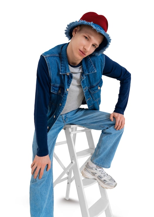 PSD gratuito retrato de niños pequeños