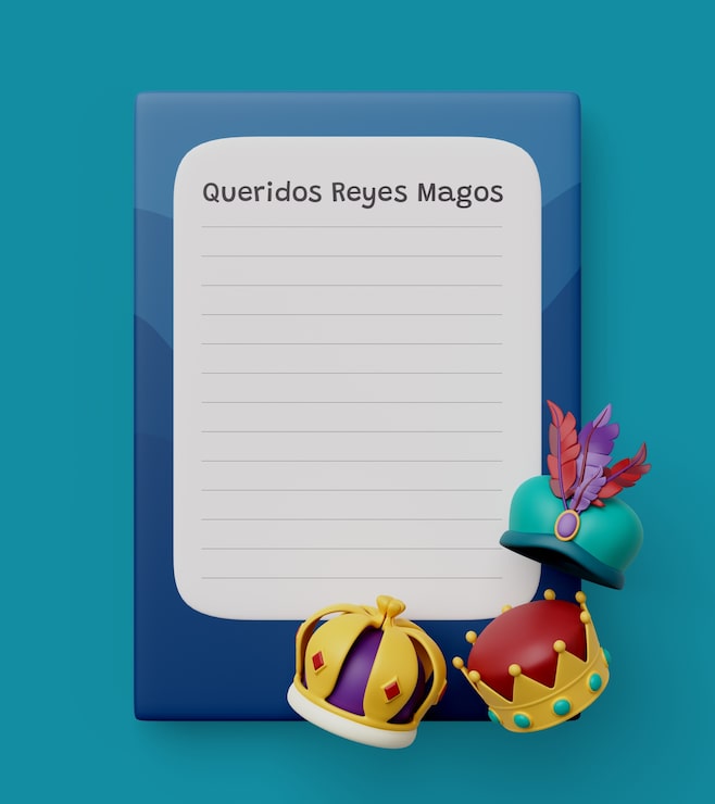 PSD gratuito reyes magos el fondo del estandarte en blanco vertical