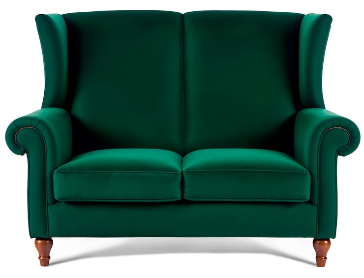 PSD gratuito sofa verde aislada