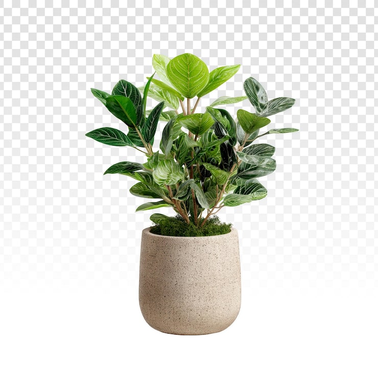 PSD Gratis tanaman hijau indoor dalam pot