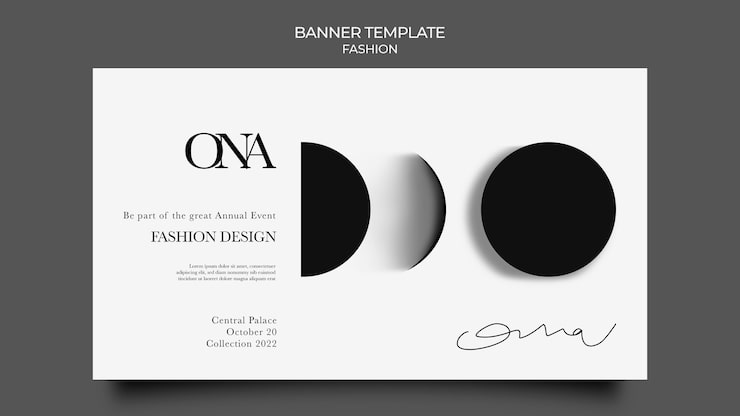 PSD Gratis templat banner desain fashion