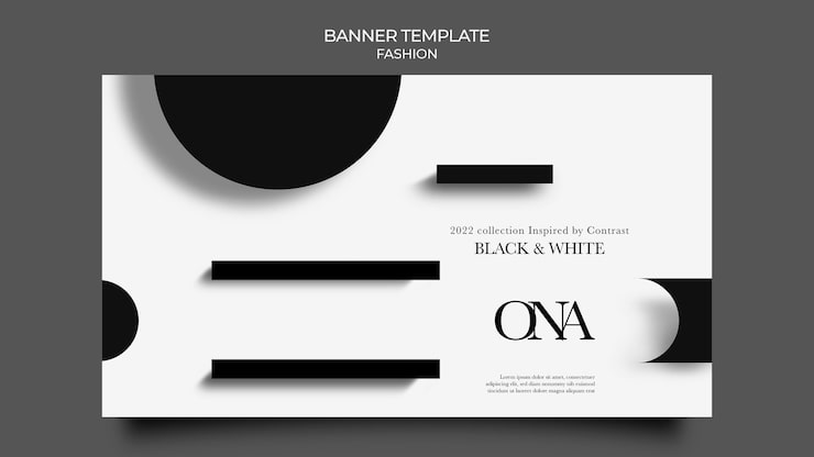 PSD Gratis templat banner desain fashion
