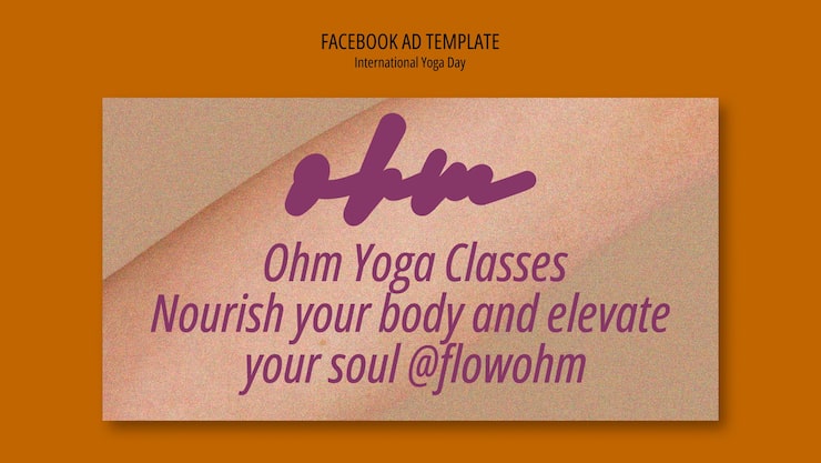 PSD Gratis templat facebook hari yoga internasional