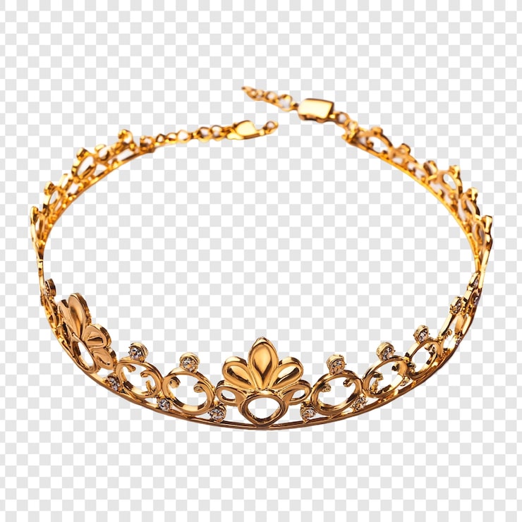 PSD gratuito la tiara dorada de la princesa con gemas brillantes un símbolo de realeza y elegancia