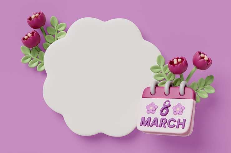 Gratis PSD vrouwendag verkoop lege banner achtergrond