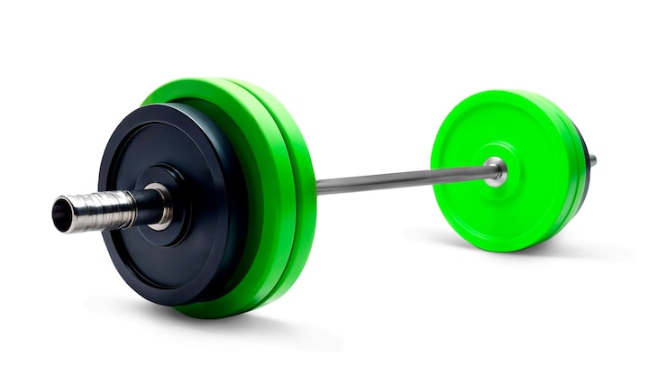 PSD gratuit barbell pour l'entraînement isolé