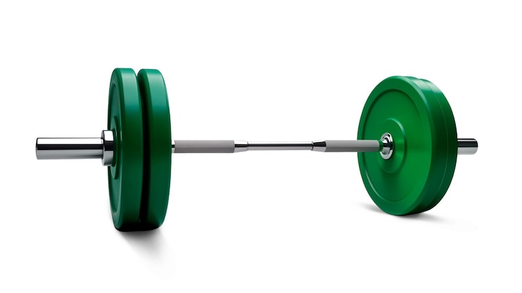 PSD gratuit barbell pour l'entraînement isolé