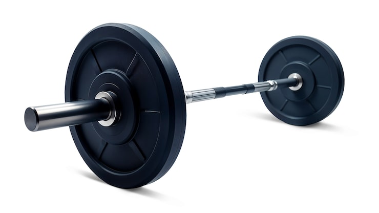 PSD gratuit barbell pour l'entraînement isolé