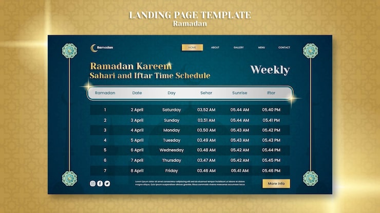 PSD gratuit conception de modèle de ramadan dégradé