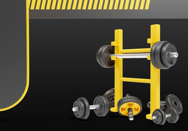 PSD gratuit fond d'articles de remise en forme