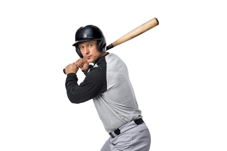 PSD gratuit joueur de baseball isolé