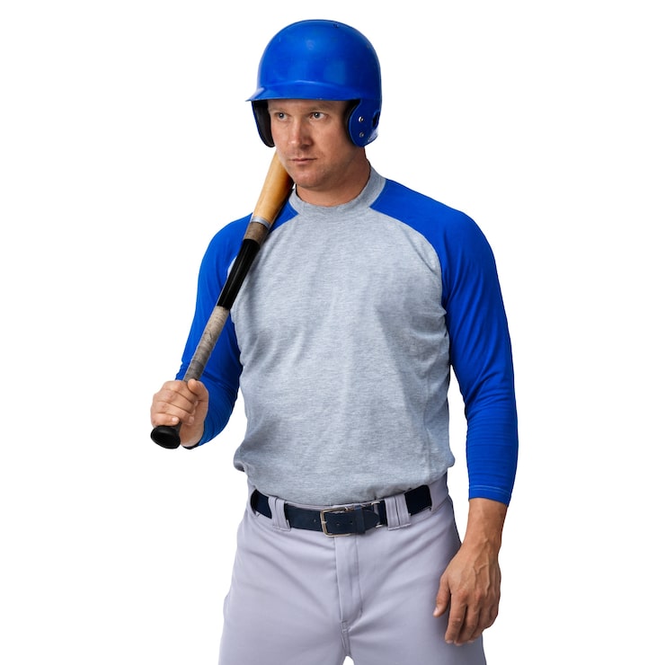 PSD gratuit joueur de baseball isolé