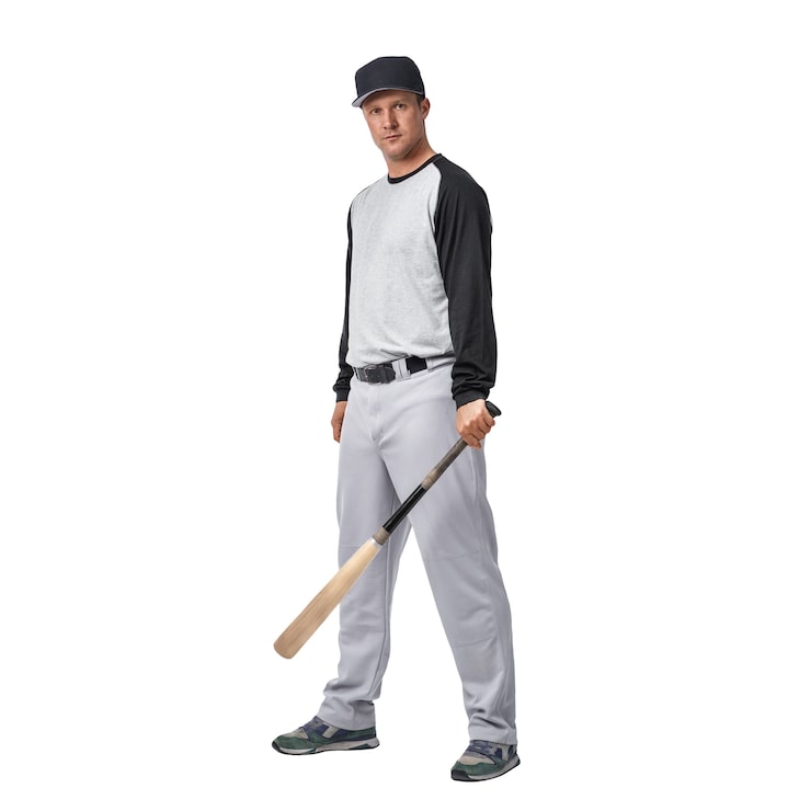 PSD gratuit joueur de baseball isolé
