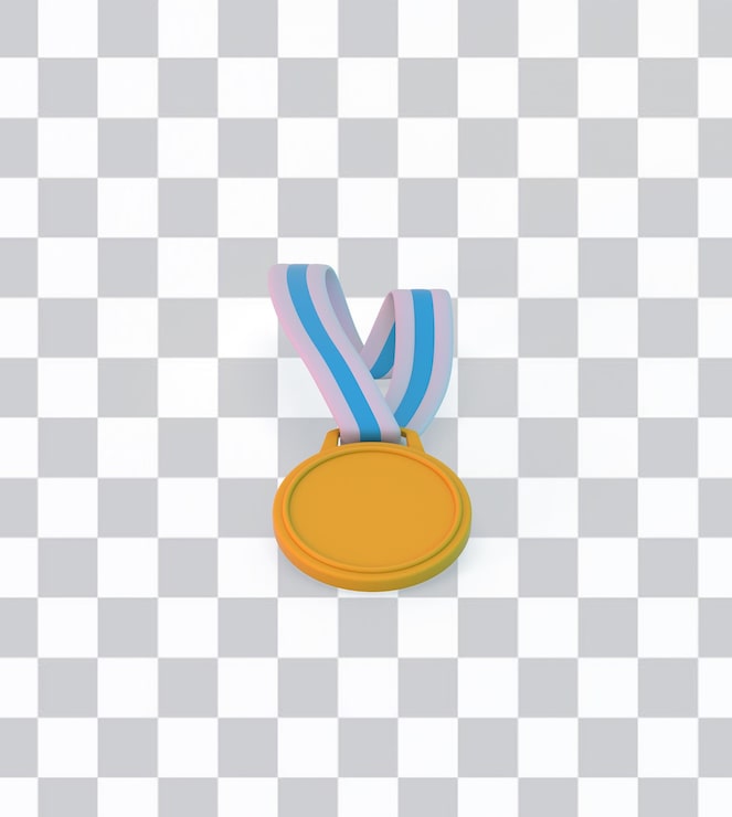 PSD gratuit médaille recto