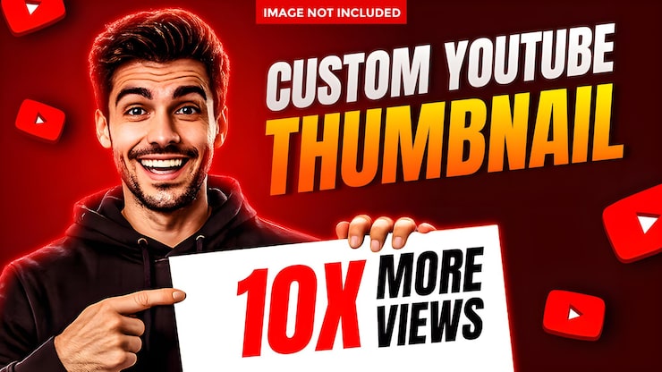 PSD gratuit miniature youtube : court de jeu