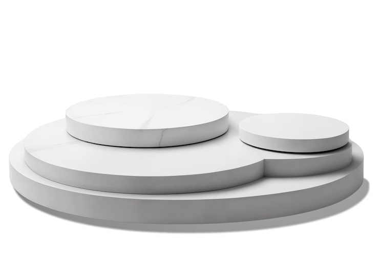 PSD gratuit rendering 3d du podium isolé