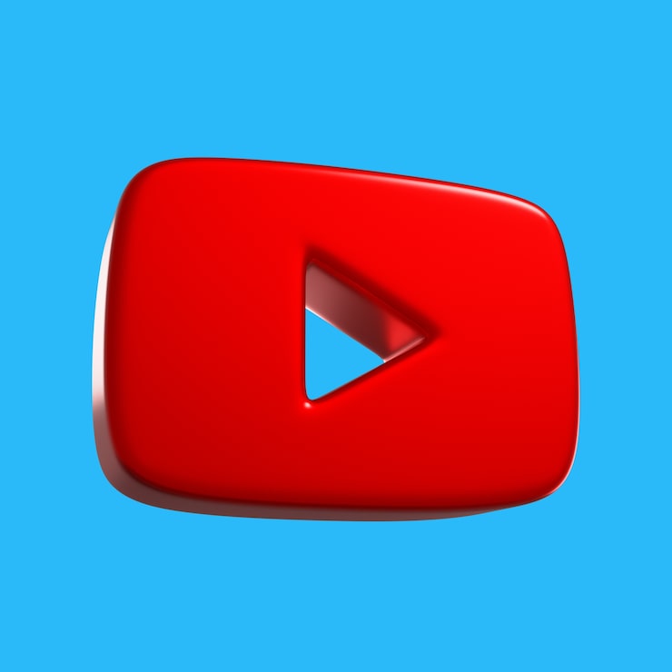 PSD gratuit rendu 3d de l'icône des médias sociaux