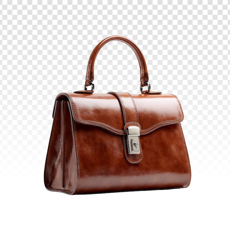 PSD gratuit sac à main classique en cuir marron
