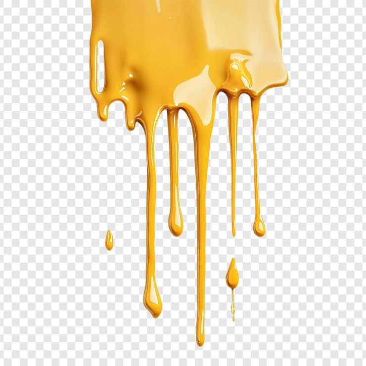 PSD gratuit texture de peinture dorée qui coule