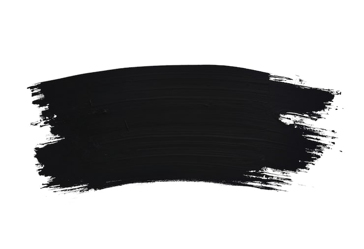PSD gratuit le trait de pinceau noir