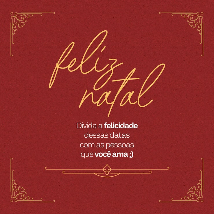 PSD grátis cartão de natal feliz para as redes sociais