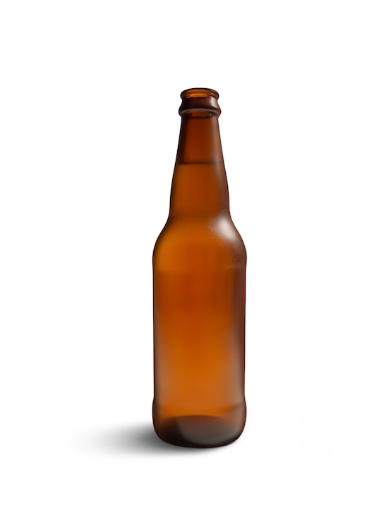PSD grátis close-up em cerveja isolada
