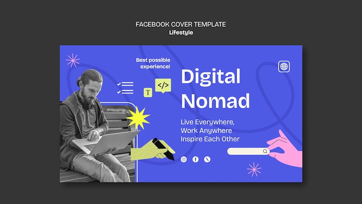 PSD grátis design de modelo de estilo de vida