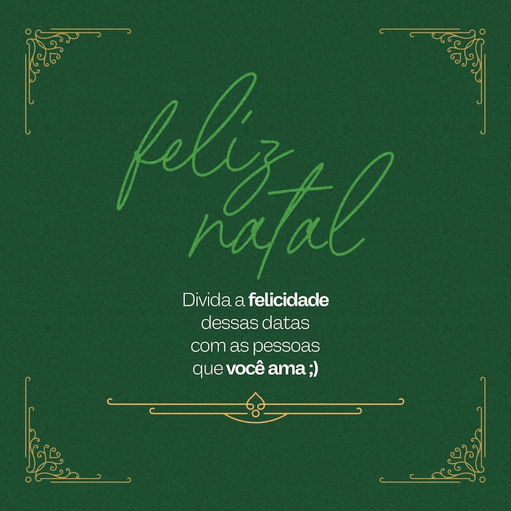 PSD grátis fonte de mídia social cartão de natal feliz fundo verde