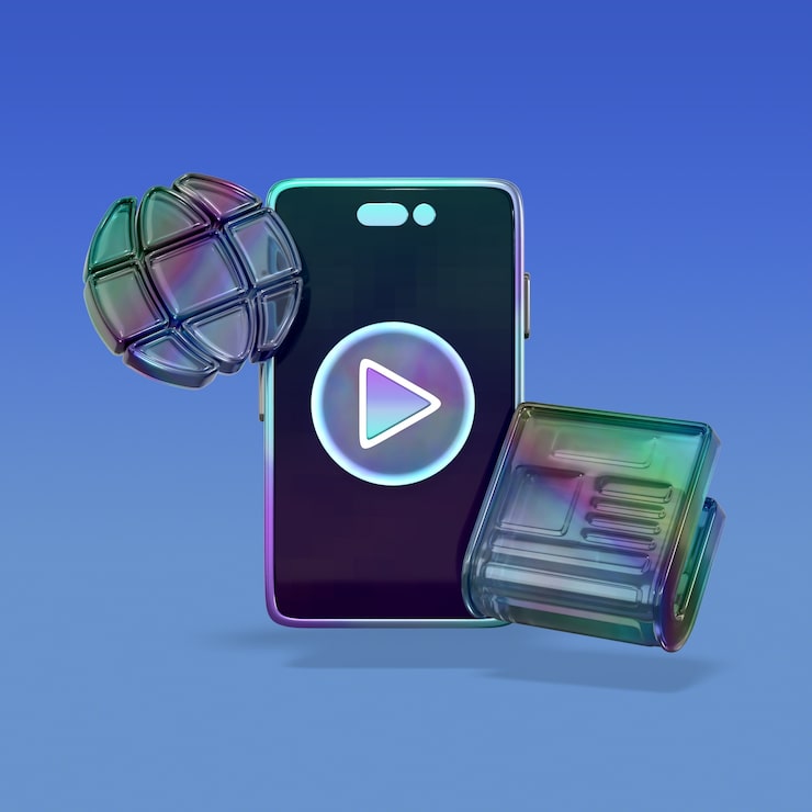 PSD grátis ícone 3d de mídia social