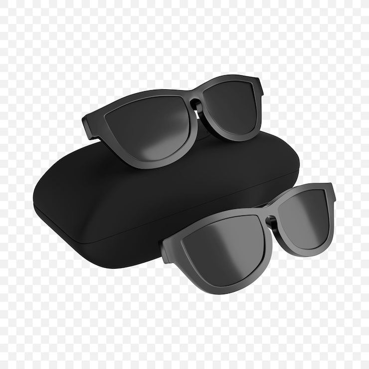 PSD grátis ícone de óculos de sol isolado renderização 3d ilustração