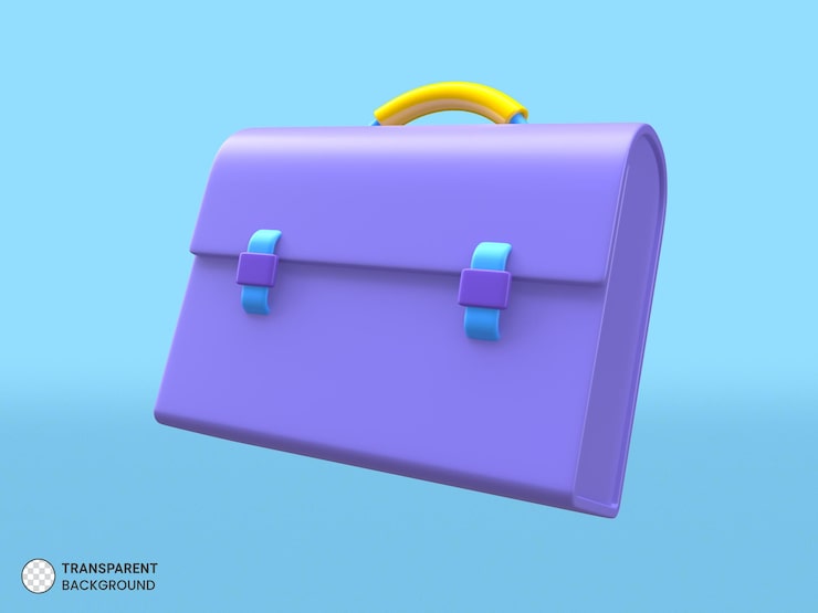 PSD grátis ícone de pasta de escritório isolado 3d render ilustração