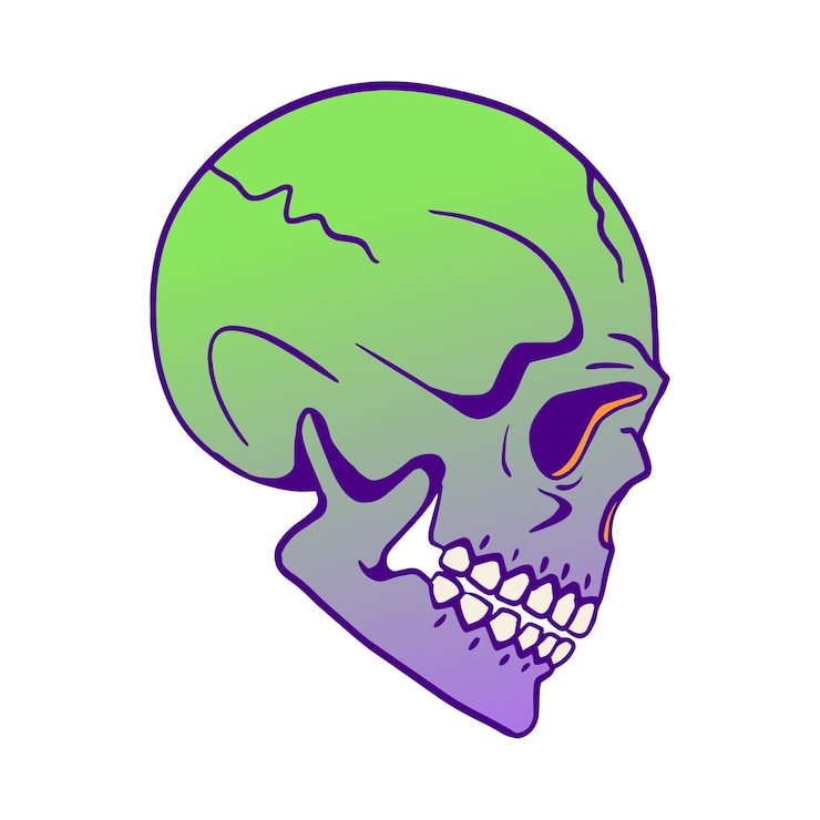 PSD grátis ilustração de elemento de terror de halloween