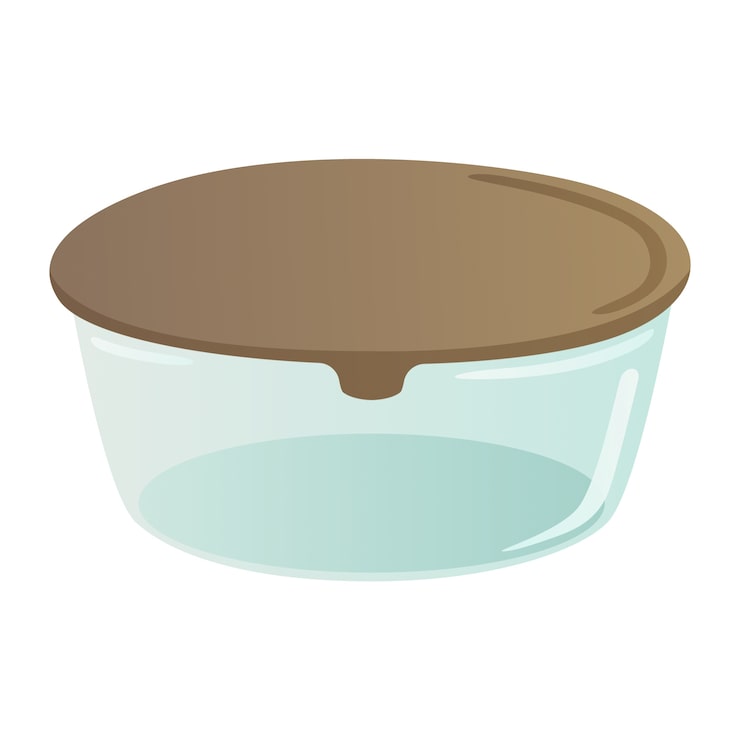 PSD grátis ilustração de uma tigela reutilizável de design plano de sustentabilidade