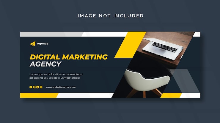 PSD grátis marketing digital facebook ou modelo de banner da web