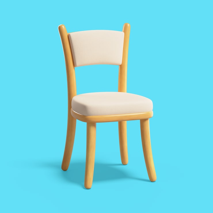 PSD grátis renderização 3d do ícone de móveis