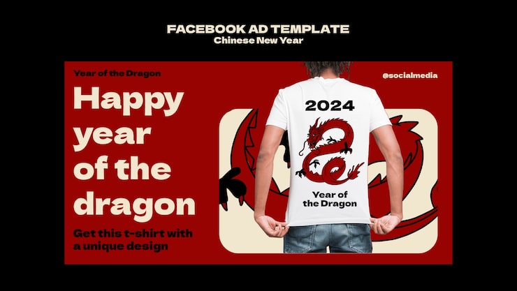 Miễn phí PSD mẫu facebook mừng tết nguyên đán