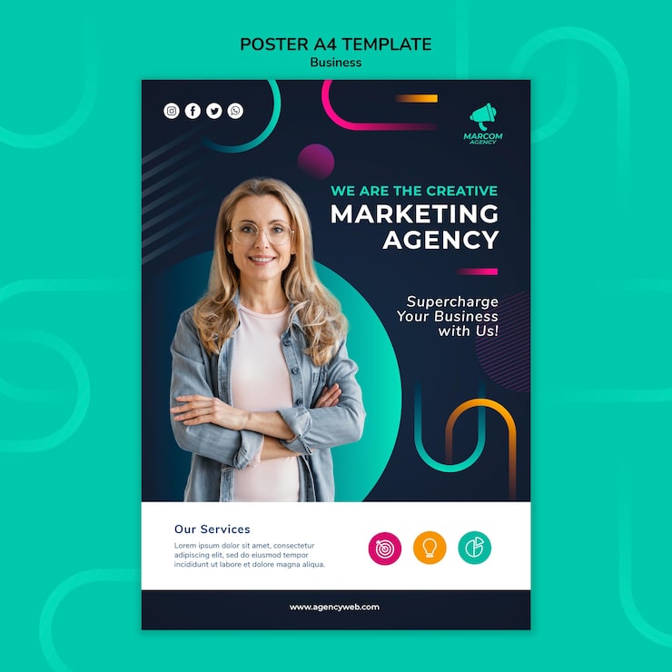 Miễn phí PSD mẫu in ấn công ty kinh doanh
