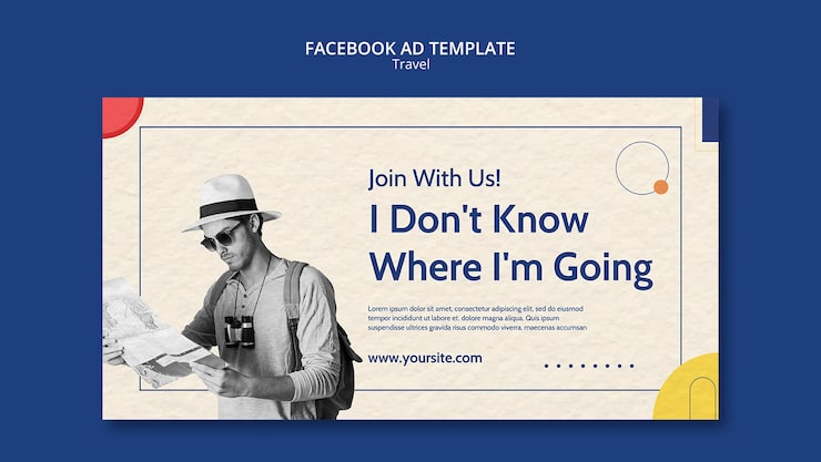 Miễn phí PSD mẫu template facebook chủ đề phiêu lưu du lịch