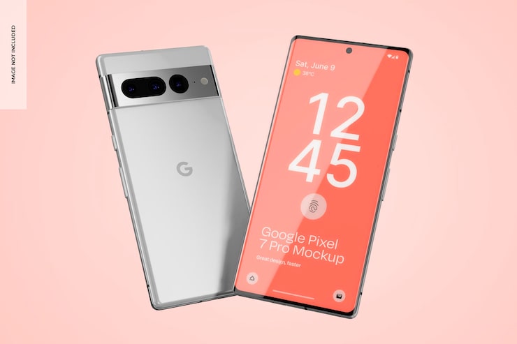 Miễn phí PSD mô hình google pixel 7 pro