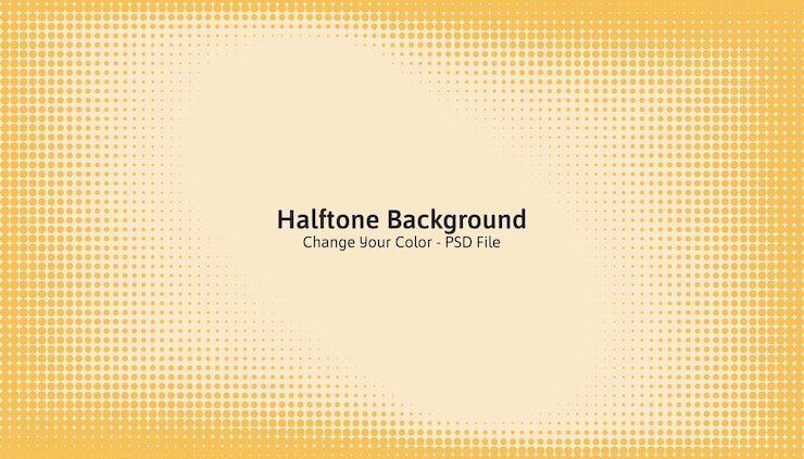 Miễn phí PSD nền halftone