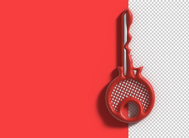 Miễn phí PSD thiết kế psd trong suốt chìa khóa 3d