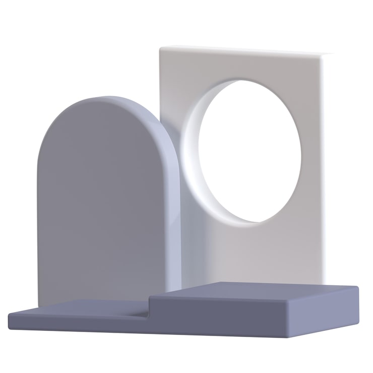 PSD affichage du podium géométrie d'objet 3d abstraite
