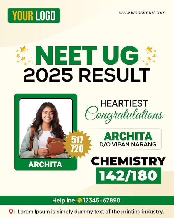 PSD annuncio dei risultati neet ug 2025 successo e congratulazioni di architas
