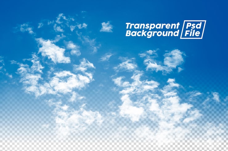 PSD el archivo psd de fondo transparente png de la nube