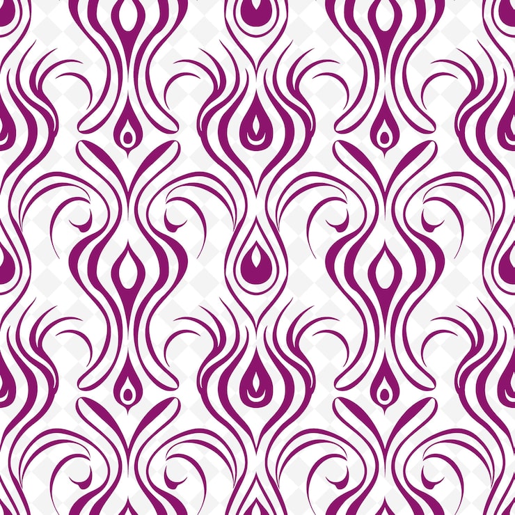 PSD aristokratisches arabesque-muster mit pfauen-ikonen und fließender natur inspirierte abstrakte konturkunst