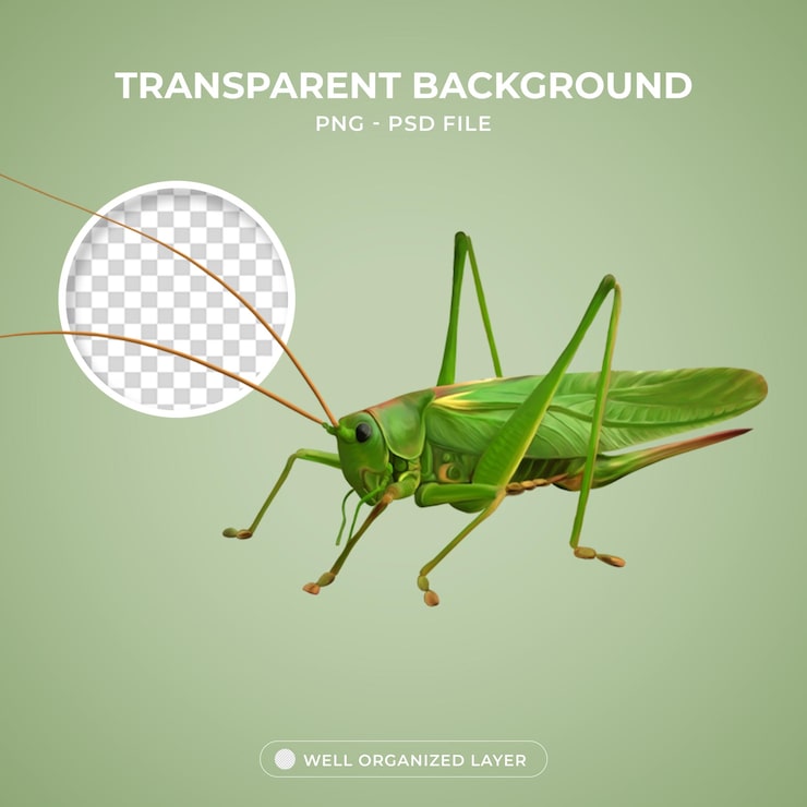 PSD as asas de libélula insetos de psd fundo transparente com objeto de elemento cerebral 3d
