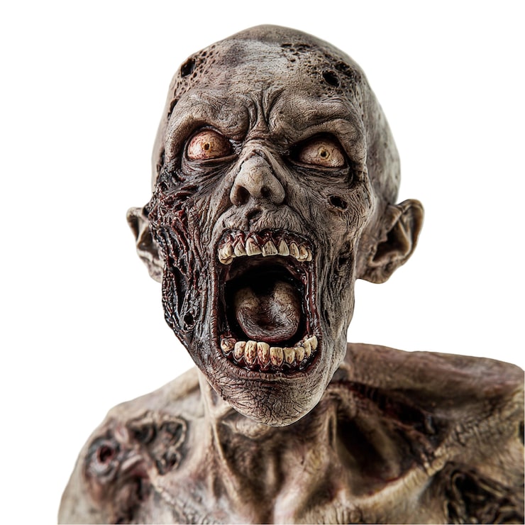 PSD asustadizo y peligroso zombi de halloween