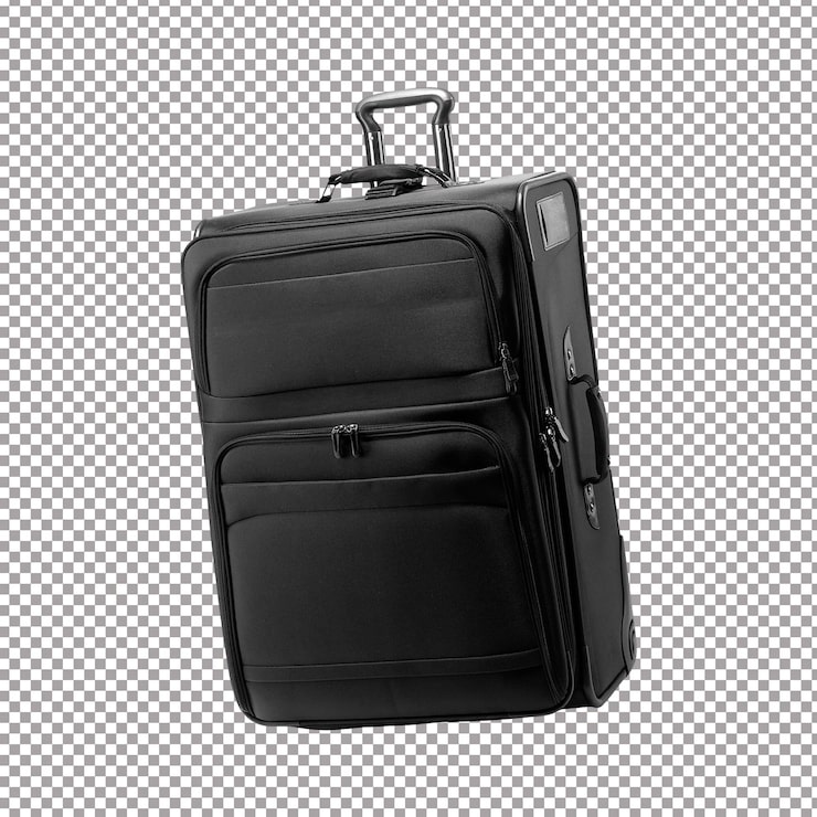 PSD bagages isolés sur fond blanc