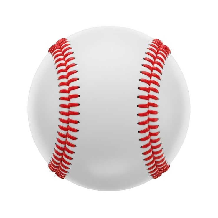 PSD baseball classique avec des coutures rouges