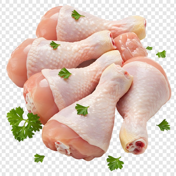 PSD bâtons de poulet frais et non cuits prêts à la cuisson